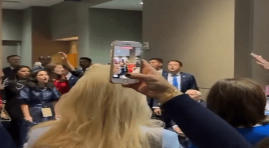 Trump Supporters Sing 'How Great Thou Art' in Emotional Celebration After Election Victory