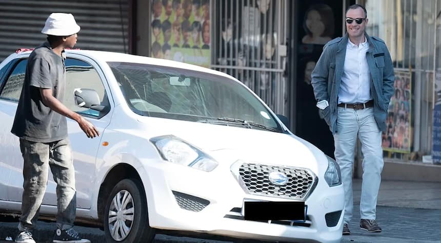 Oscar Pistorius Spotted Smiling in First Sighting Since Prison Release for Girlfriend's Killing